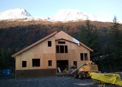 Alaska House Under Construction