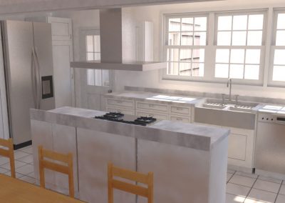 Rendering - Proposed Kitchen Interior
