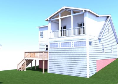 Rendering - Proposed House Rear
